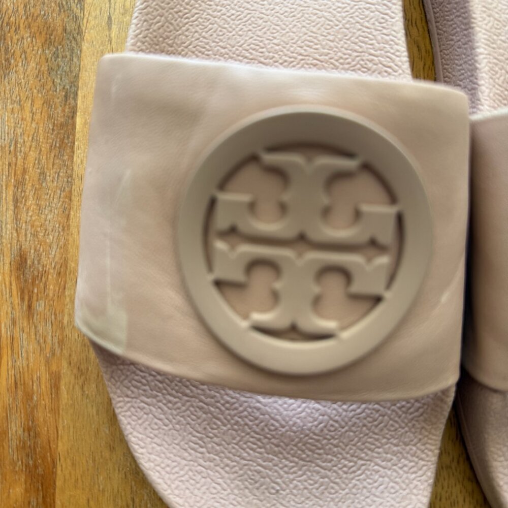 Tory Burch Lina Women Pink Slide Sandals - Size 6 - Picture 7 of 11